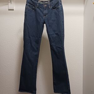 Madewell Women's Dark Blue Boot Cut Jeans